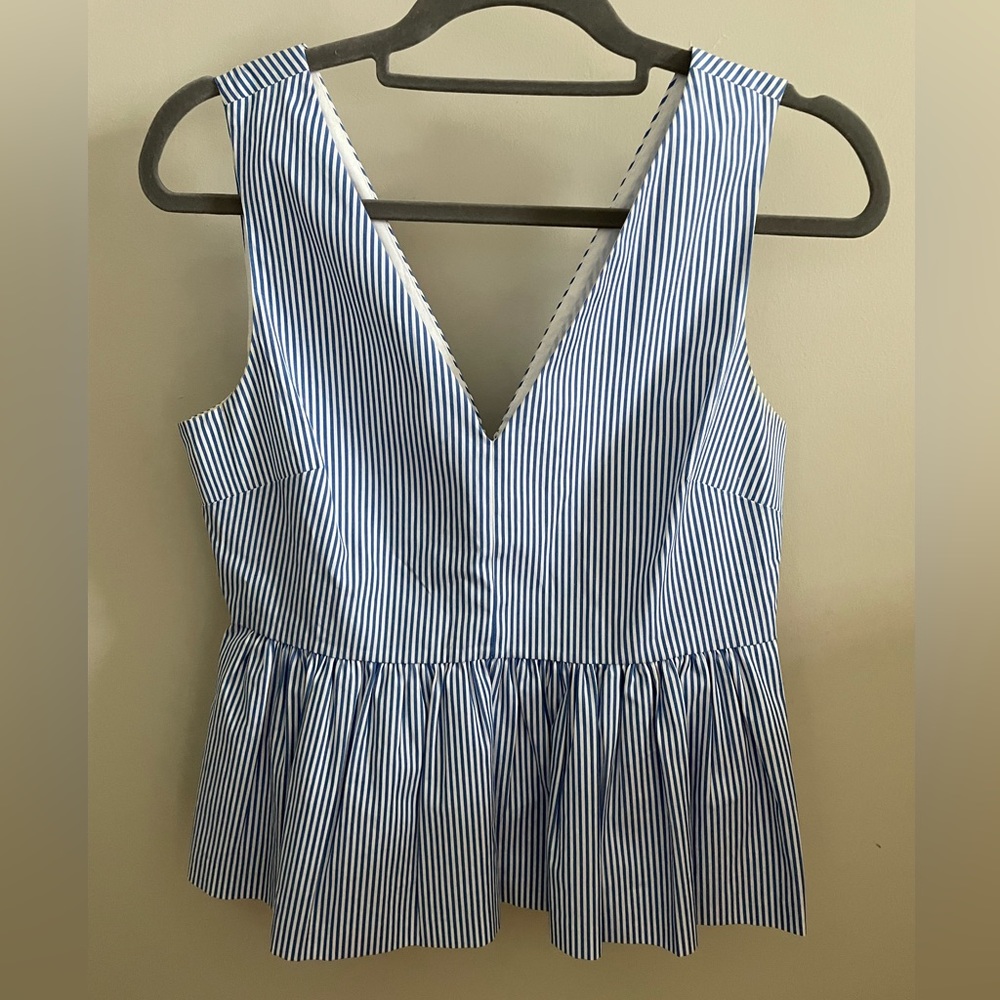 J Crew Always Peplum Top